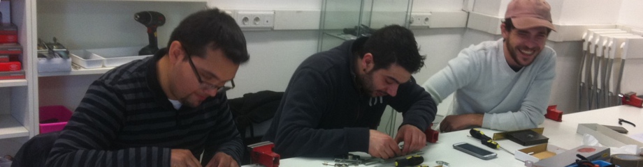 Aula del curso de cerrajería